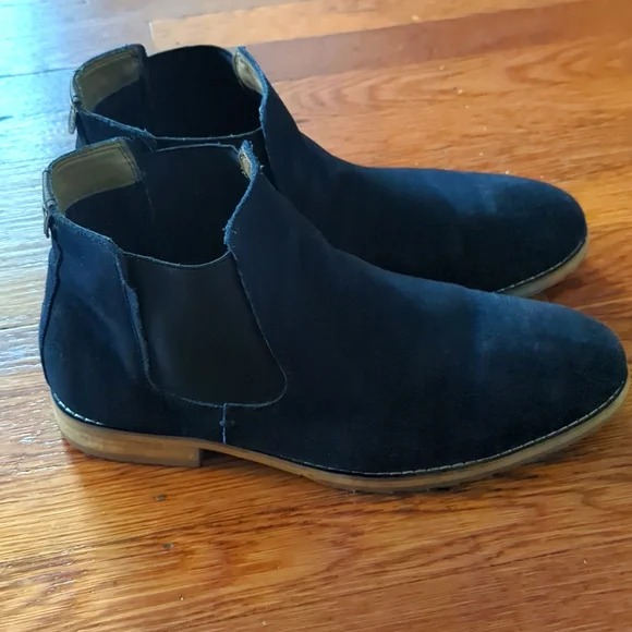 Call It Spring Shoes Call It Spring Mens Navy Blue Suede Ankle